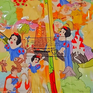 Snow white bamboo zippy